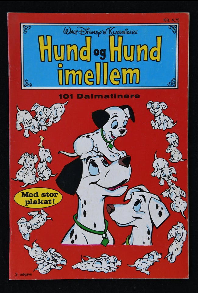 Hund og hund imellem med plakat,