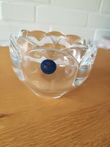 Glas Lotus Skål i krystal glas