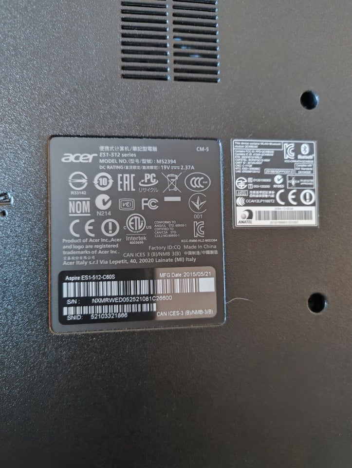 Acer MS2394, Rimelig