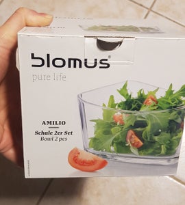 Glas Salatskål skål ny Blomus