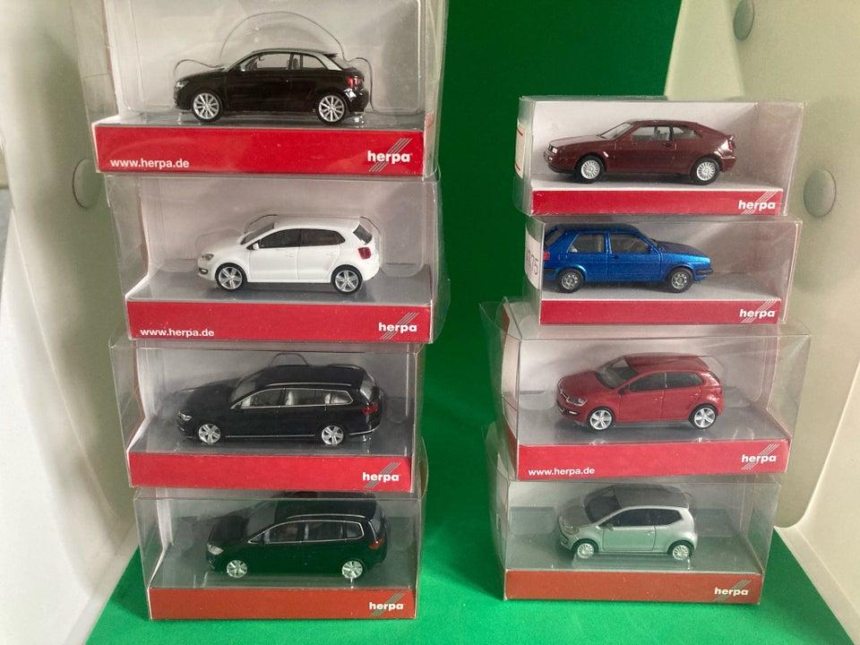 Modelbil, Herpa VW og Audi, skala