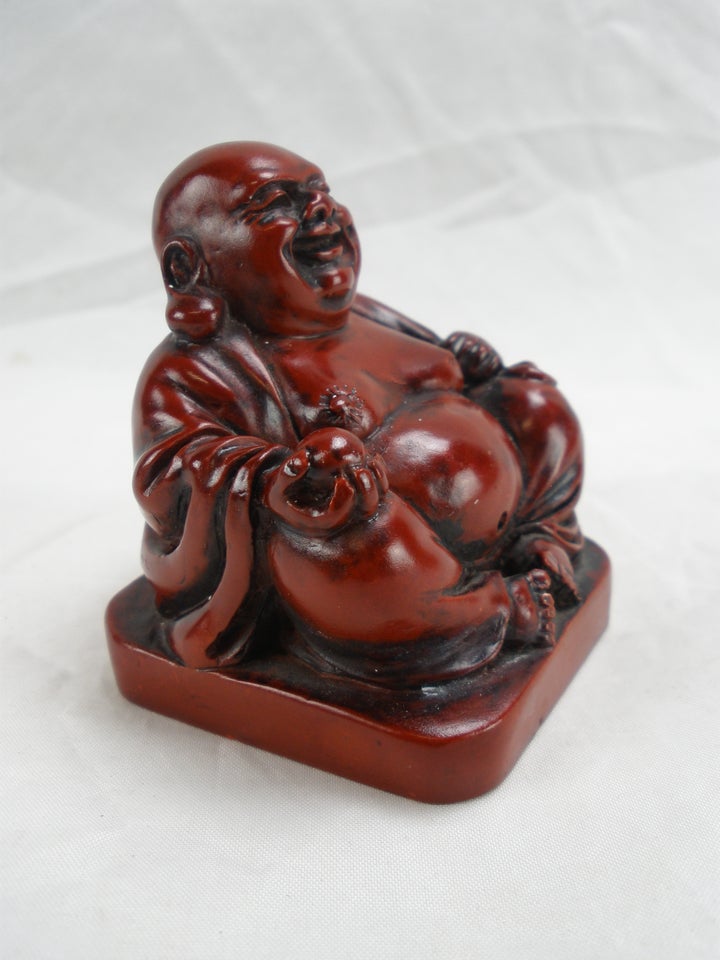 Siddende Buddha Figur