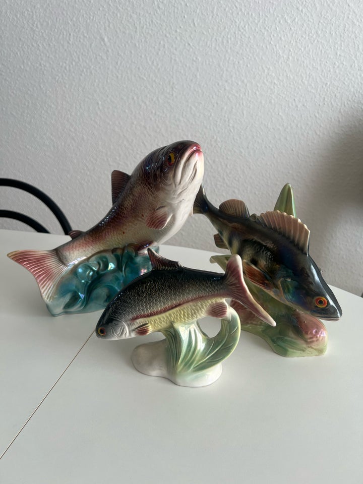 Porcelænsfigur fisk Jema