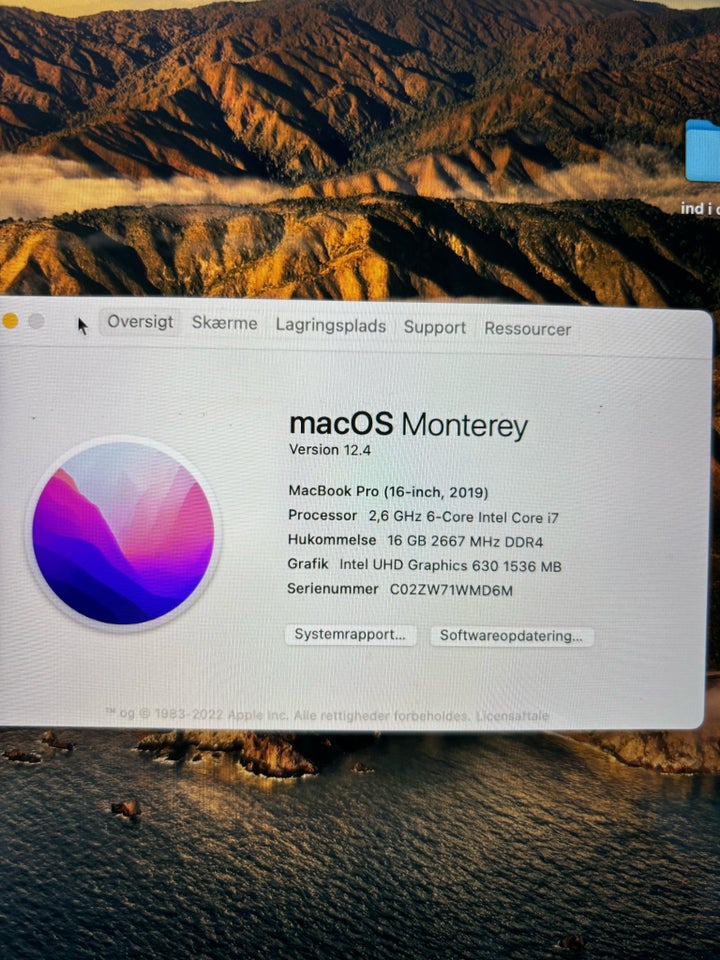 MacBook Pro 16-inch 2019