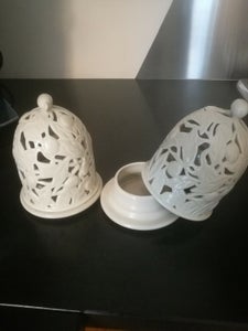 Porcelæn fyrfadsstager