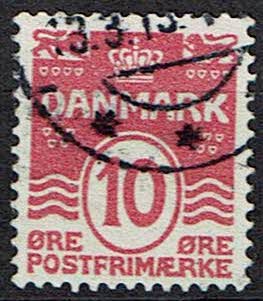 Danmark, stemplet, variant