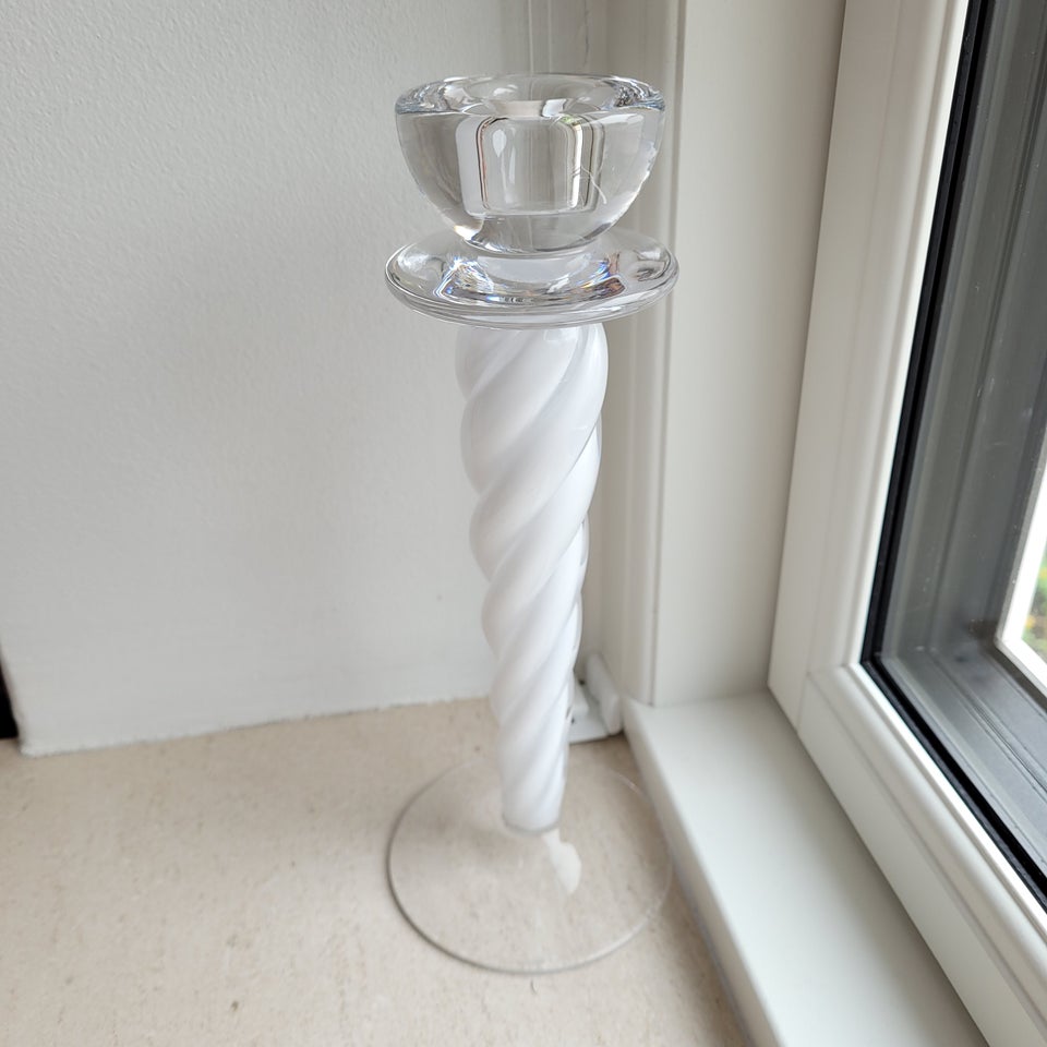 Glas Lysestage Skulptur KOSTA