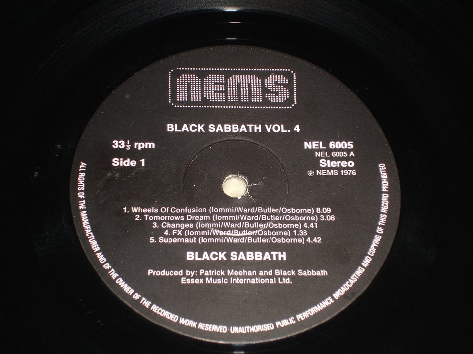 LP Black Sabbath  Black Sabbath