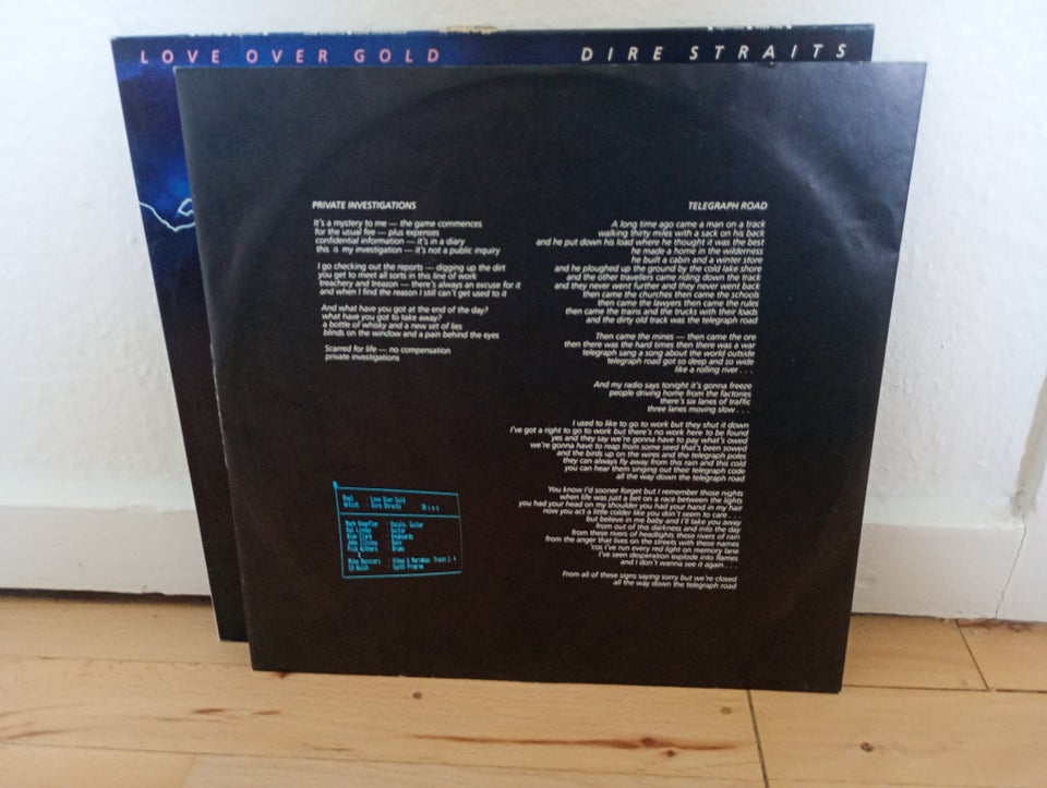 LP, Dire Straits, Love over Gold