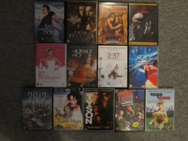 T1, DVD, andet