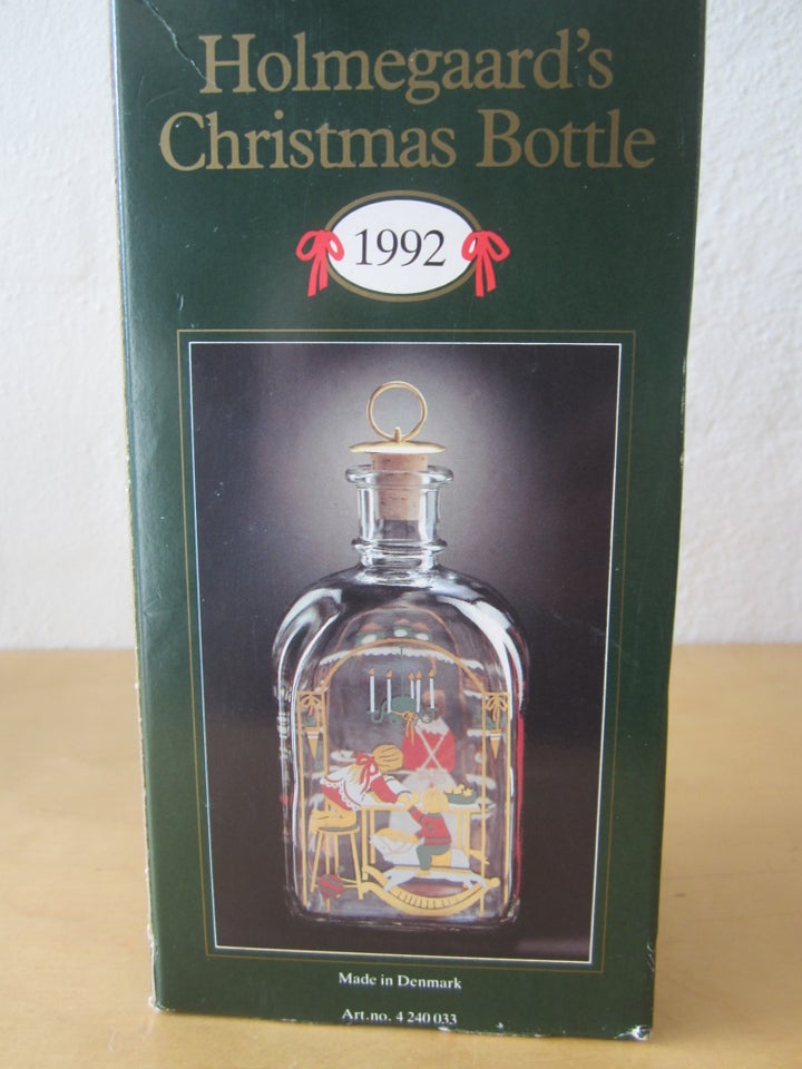 Glas, Julesnaps flaske, årg. 1992