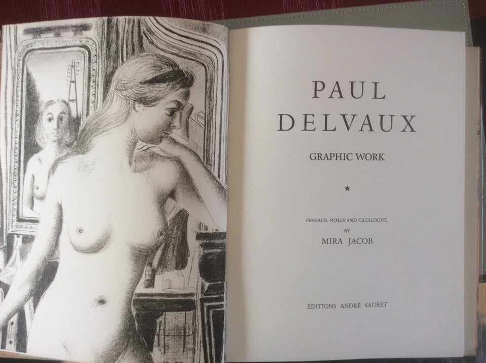 Litografi Paul Delvaux  motiv: