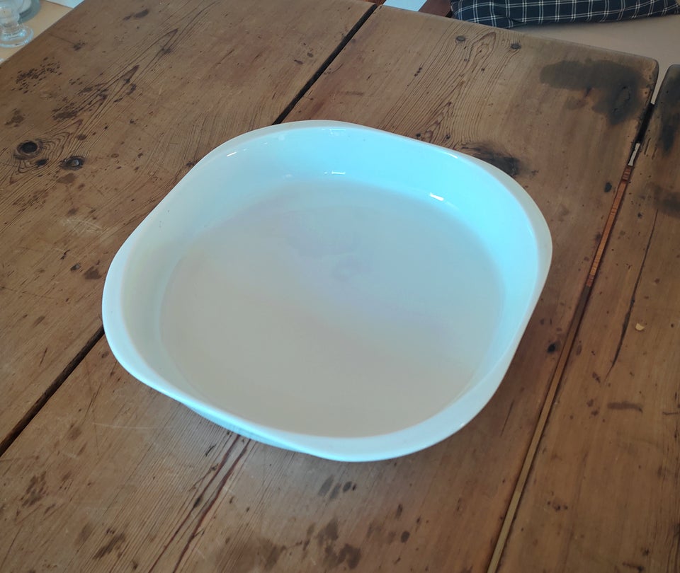 Porcelæn Firkantet ildfast fad