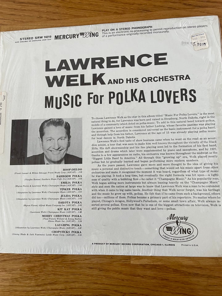 LP, Lawrence Welk ( 1. Press), Music