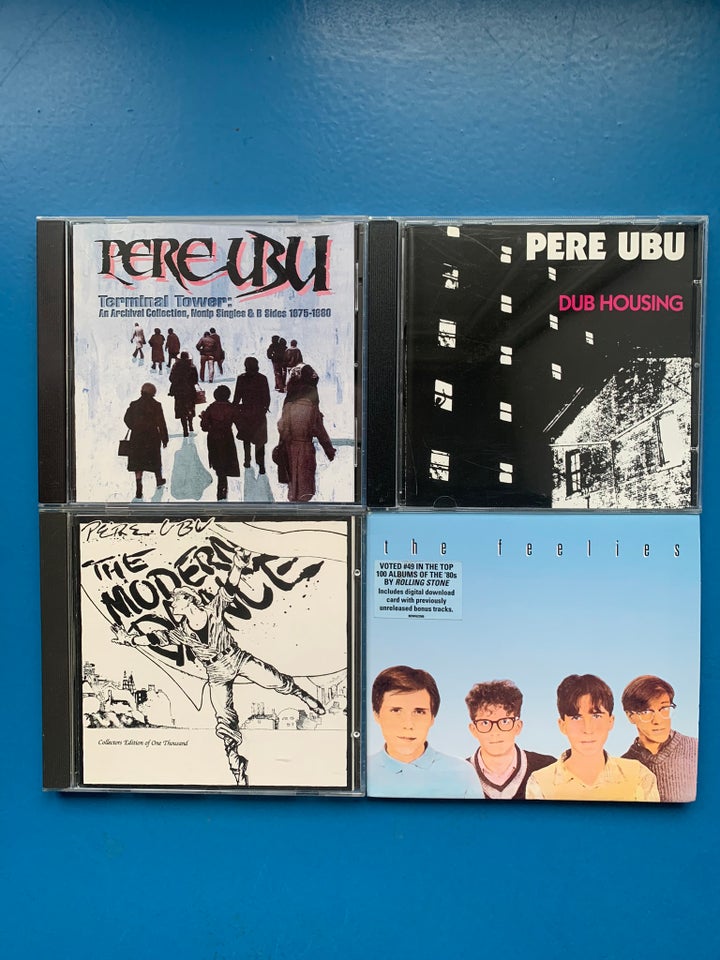 PERE UBU / FEELIES: 4 CD ALBUMS, rock