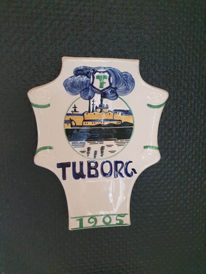 3 Tuborg platter, Tuborg antik,