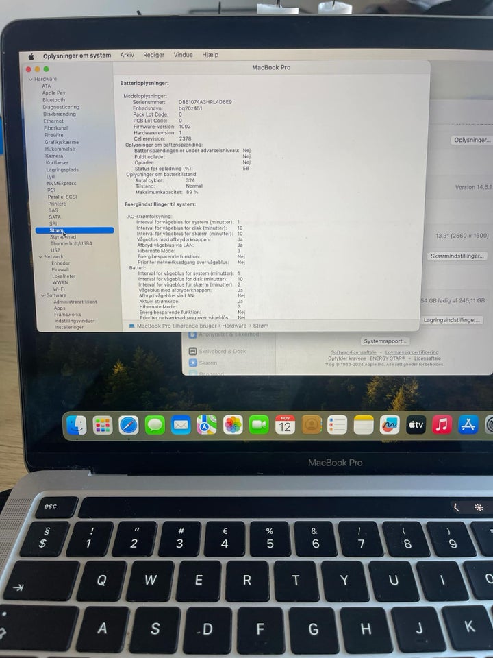 Andet mærke Macbook Pro M1, 8 GB ram,