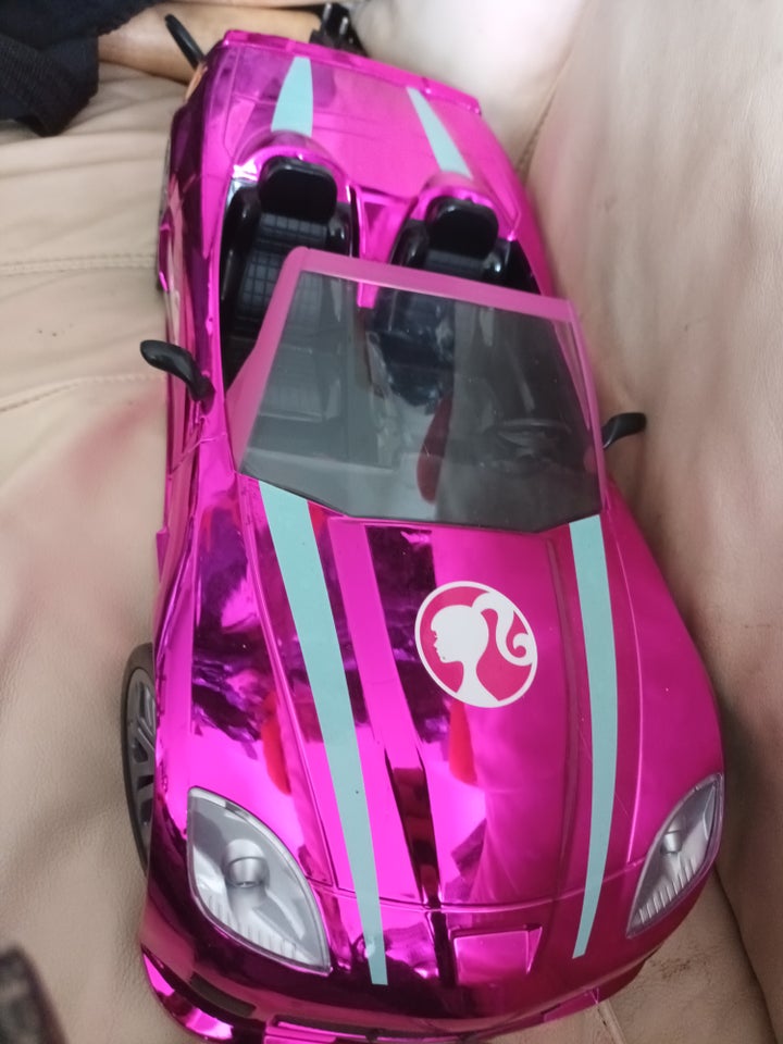 Barbie, STOR FLOT BARBIE BIL 47 CM