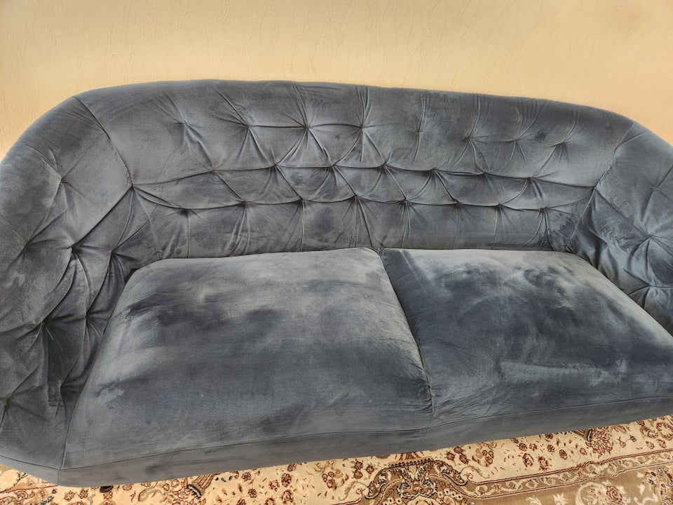 Sofa, velour, 5 pers.