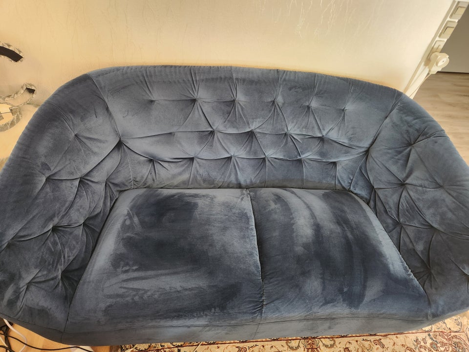 Sofa, velour, 5 pers.