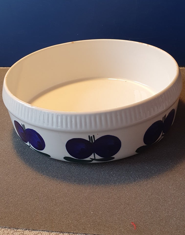 Porcelæn, Skål, Rörstrand Plommon