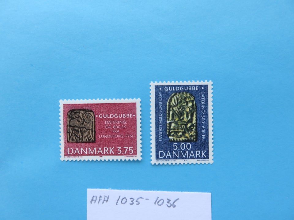 Danmark postfrisk AFA 1035/36