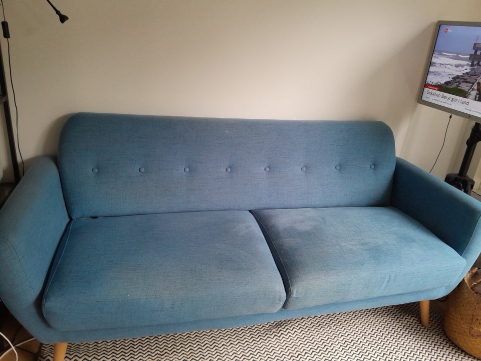 Sofa stof 3 pers