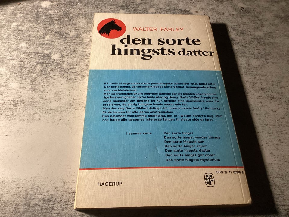 Den sorte hingsts datter , Walter