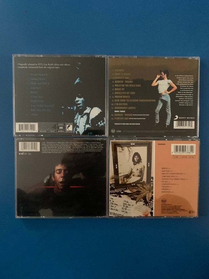 LOU REED: 4 CD ALBUMS, rock