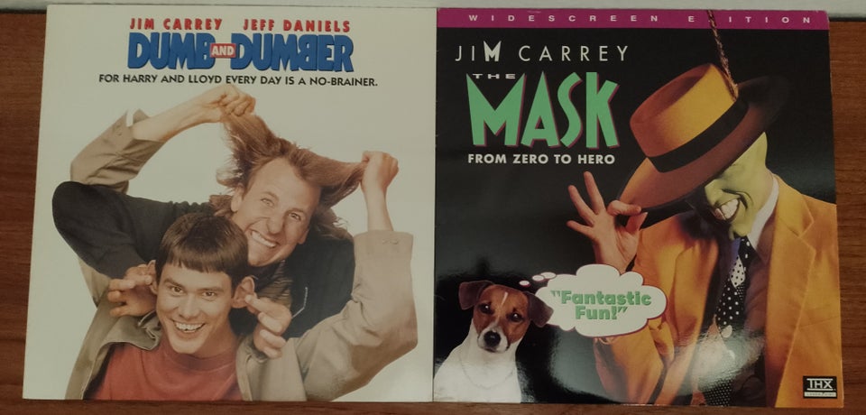 Dum dummere + The Mask, Laserdisc