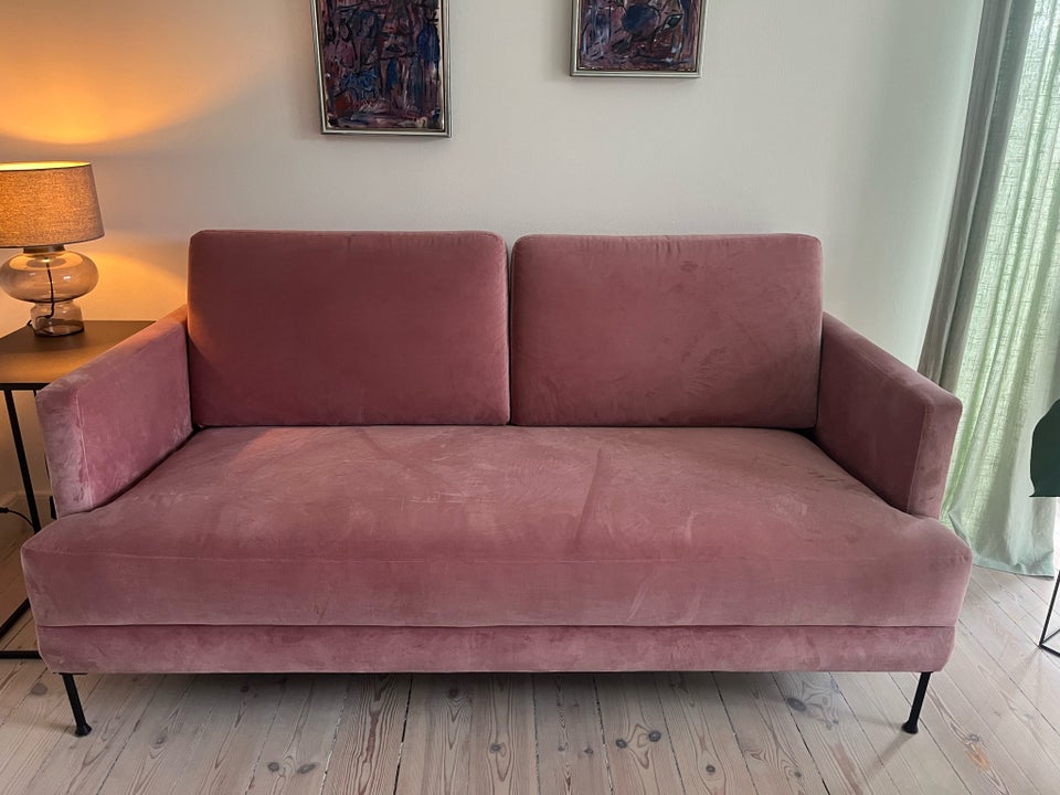 Sofa, velour, 3 pers.