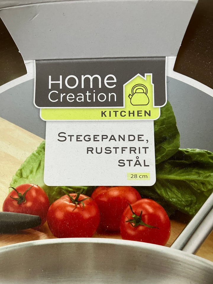 Stegepande i Rustfrit Stål, Home