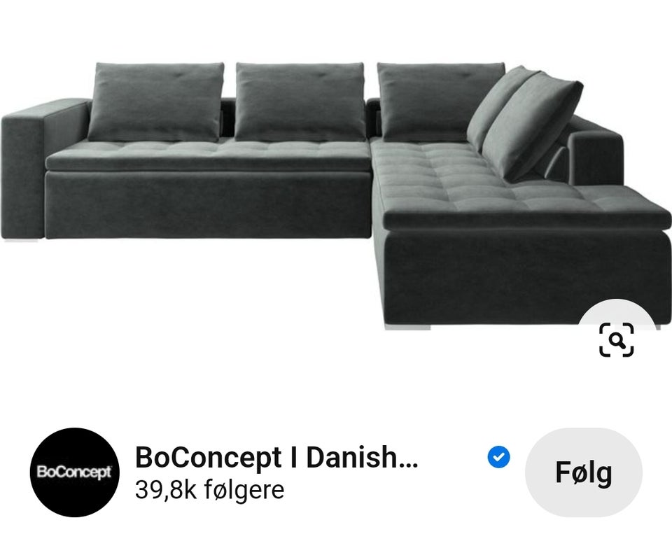 Chaiselong til Mezzo sofa, Bo