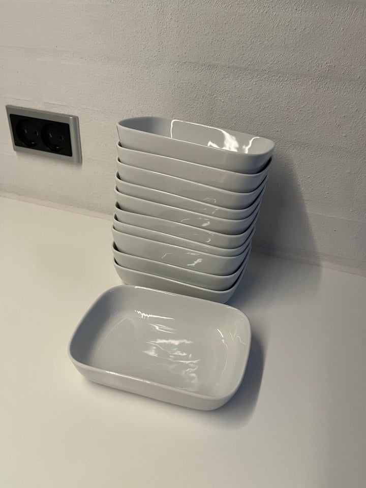 Porcelæn, Serveringsskåle, NN