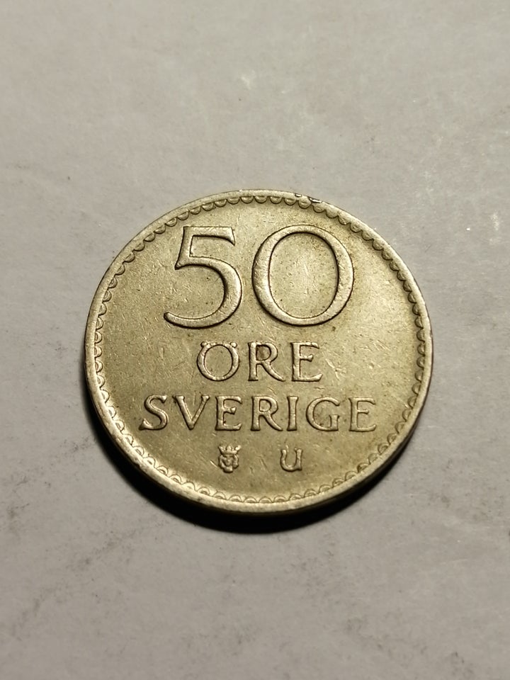 Skandinavien, mønter, 50 øre