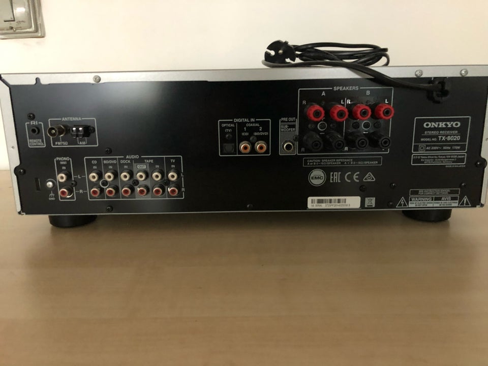 Receiver, Onkyo, TX-8020