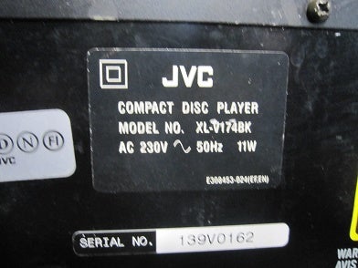 CD afspiller, JVC, XL-V174