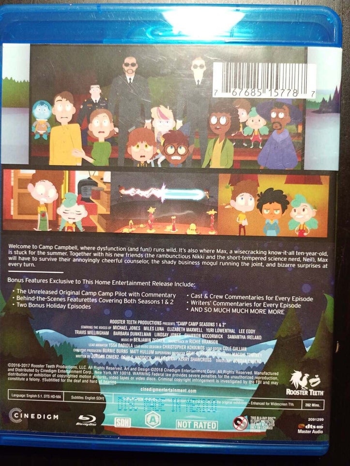 Camp Camp , Blu-ray, animation