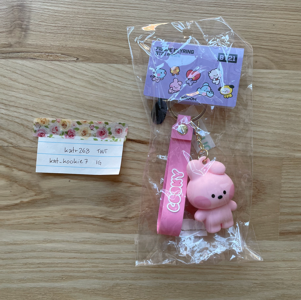 Nøgleringe, BT21 Cooky nøglering