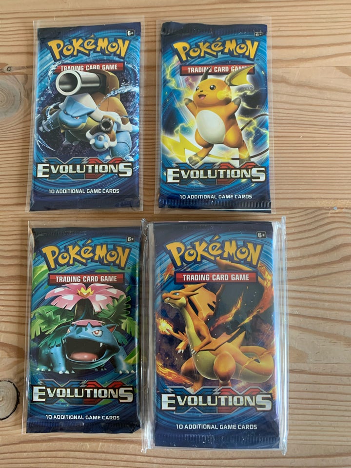 Samlekort Pokemon evolutions