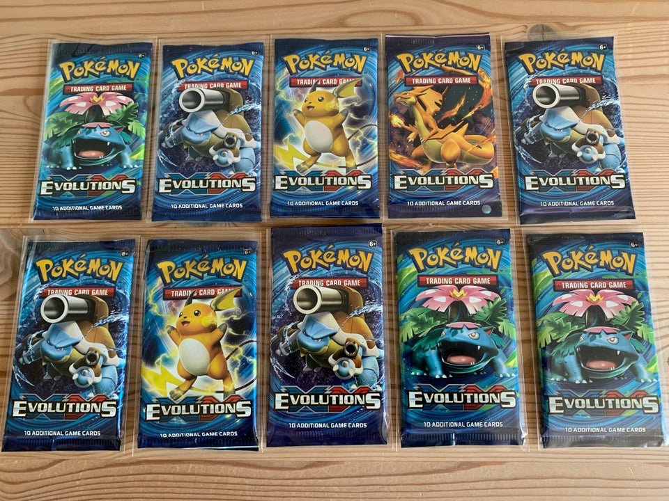 Samlekort Pokemon evolutions