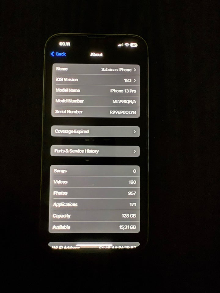 iPhone 13 Pro, 128 GB, grøn