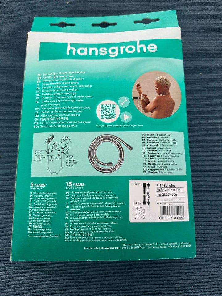 Bruseslange, Hansgrohe