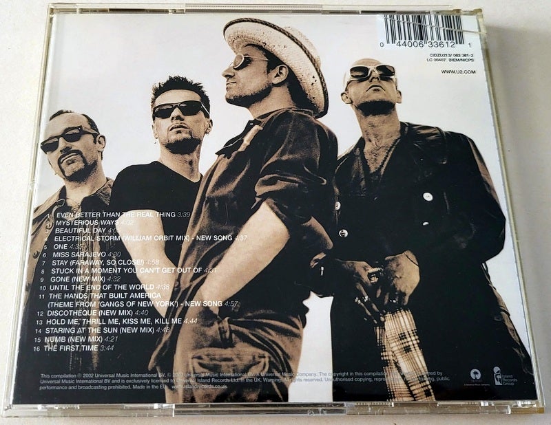 U2: The best of 1990-2000, rock