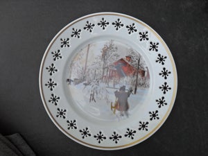 Porcelæn TALLERKEN &quot;GÅRDEN OG