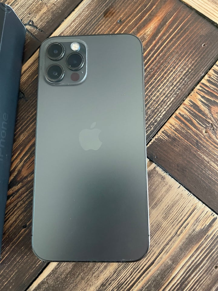 iPhone 12 Pro, 256 GB, sort