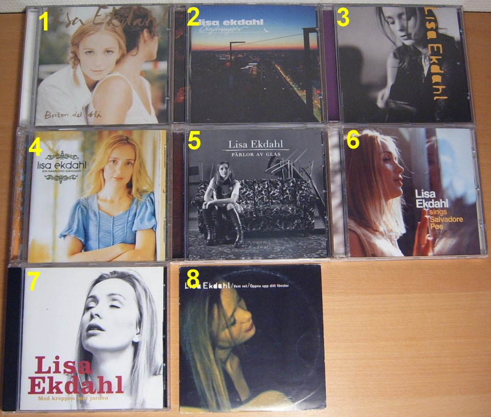 Lisa Ekdahl: 8 Titler, pop