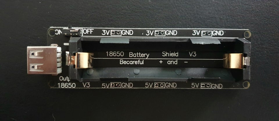 Andet, 18650 Battery Charge Shield