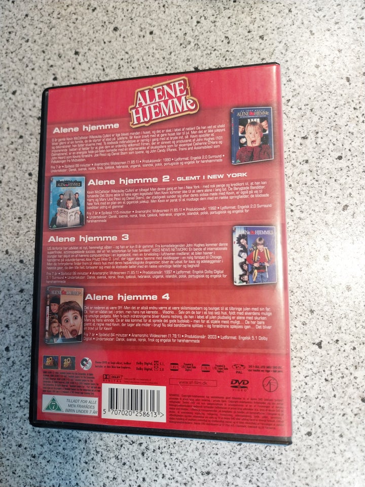 Alene Hjemme boksen DVD