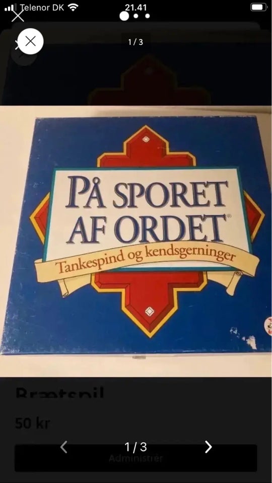 På sporet af ordet sjovt brætspil